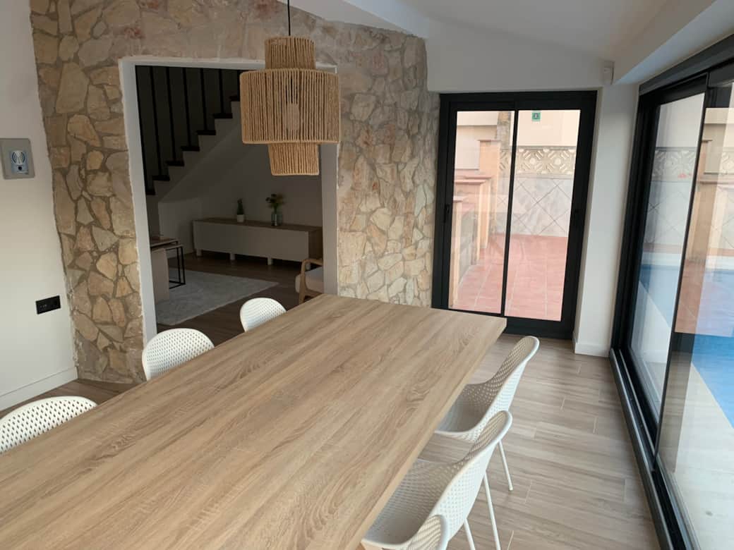 Esszimmer im Ferienhaus Empuriabrava