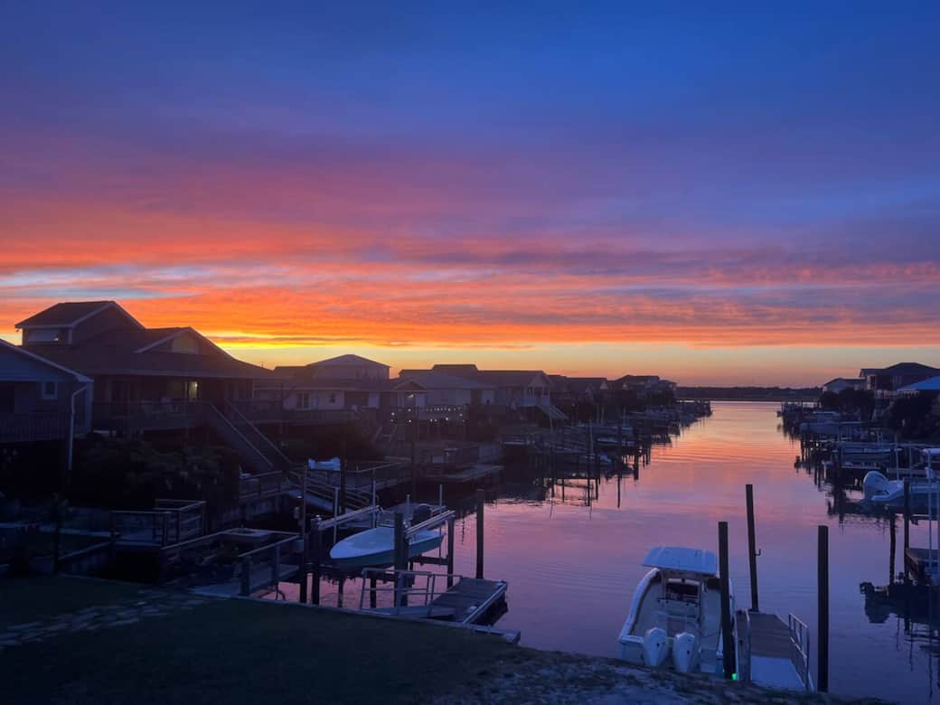 Sunsets from your dock Sunsets from your dock