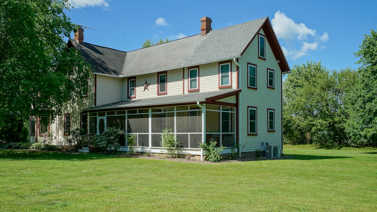 Front of the house where guests enter