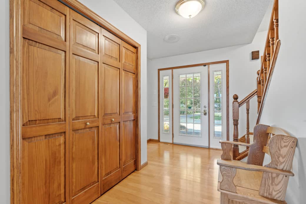Front entry Front entry
