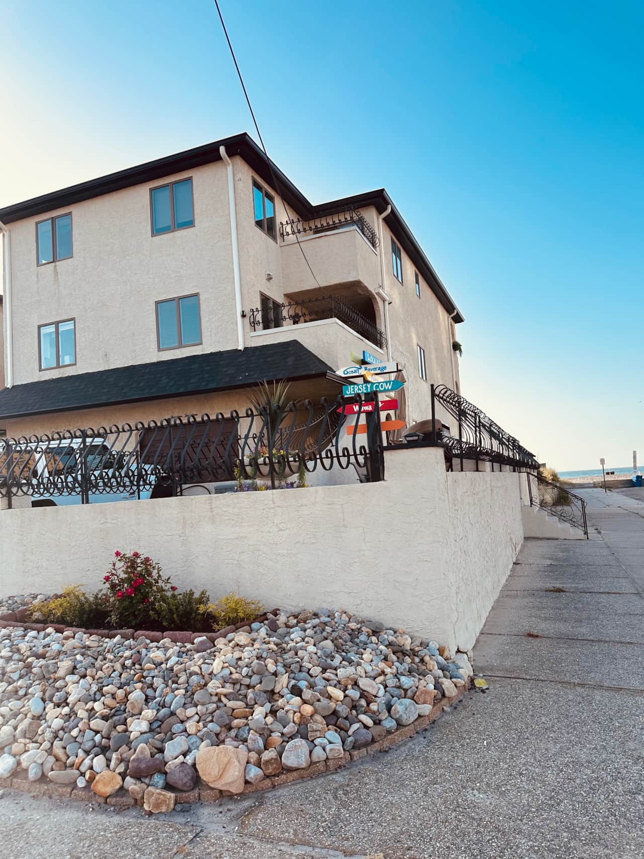 Exterior view from Ocean Avenue