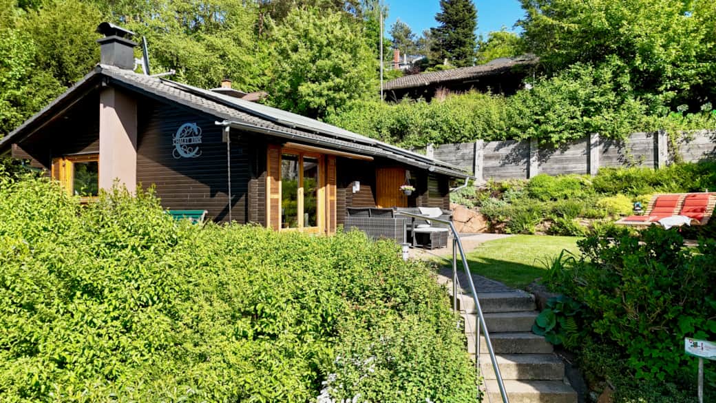 CHALET EINS Blick auf den Treppenaufgang