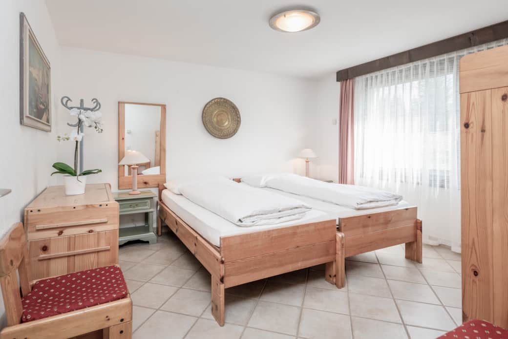 Schlafzimmer mit Doppelbett Schlafzimmer mit Doppelbett