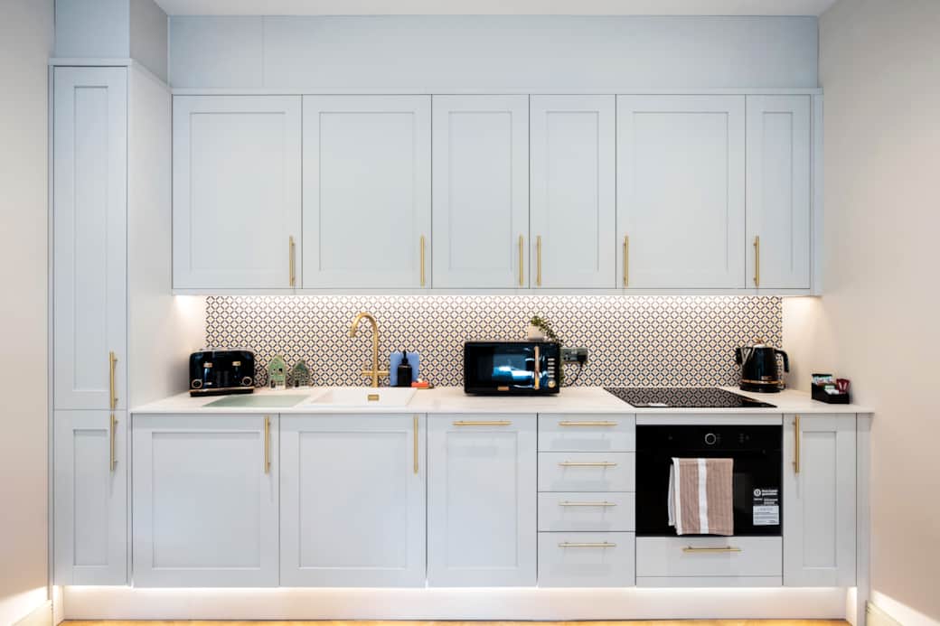 Fully equipped modern kitchen with everything needed for your stay.