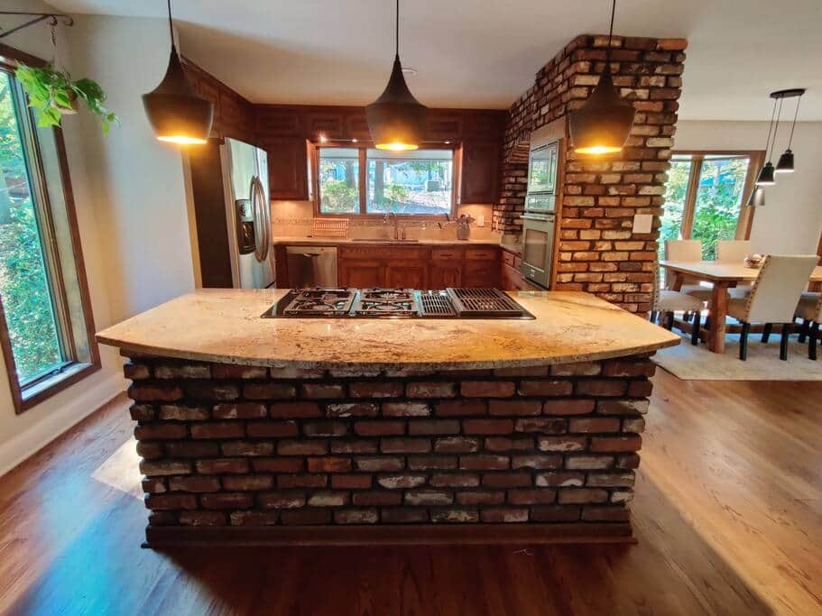 Farmhouse Kitchen w/ Old Atlanta Brick