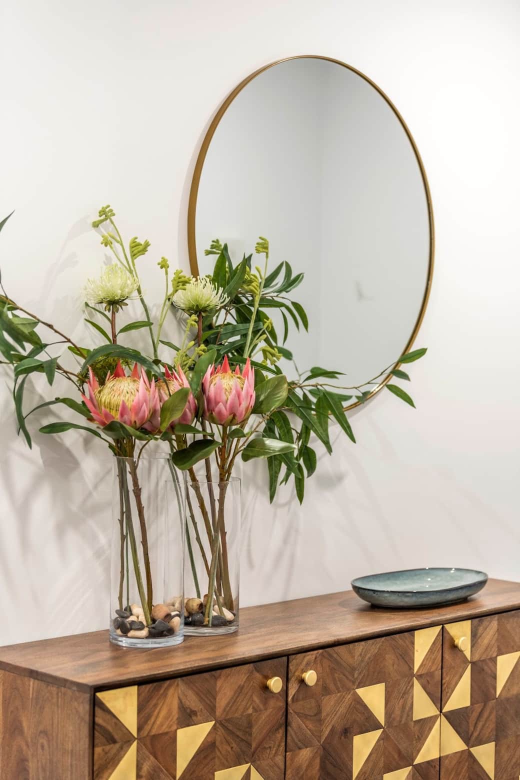 Come home to your contemporary Australian style apartment with unique pieces of furniture throughout.