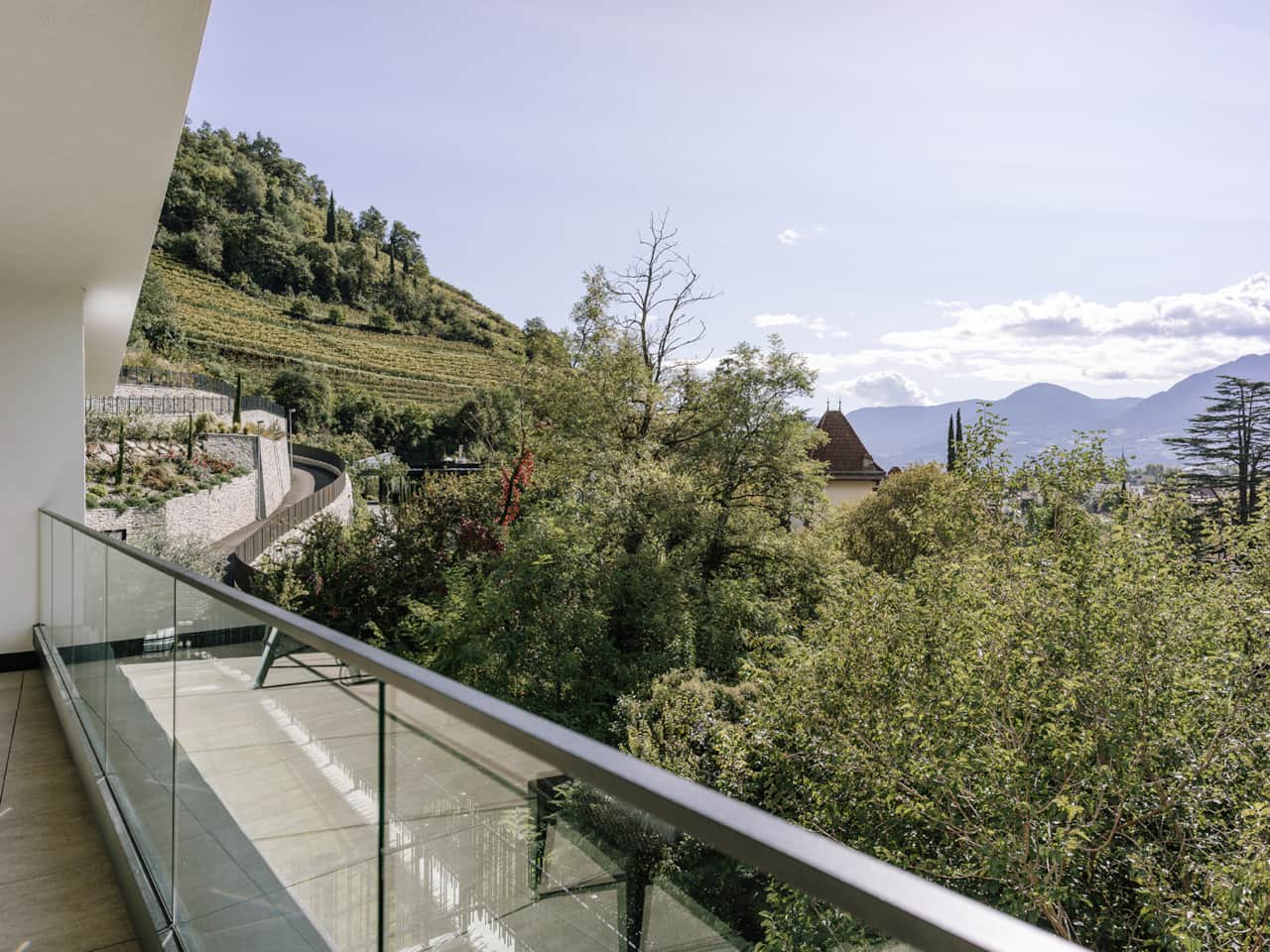 Vista dal balcone