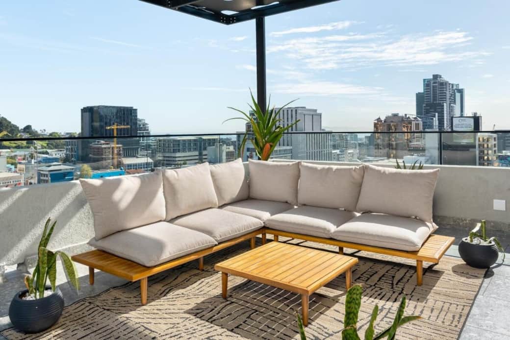 Shared Rooftop lounge 