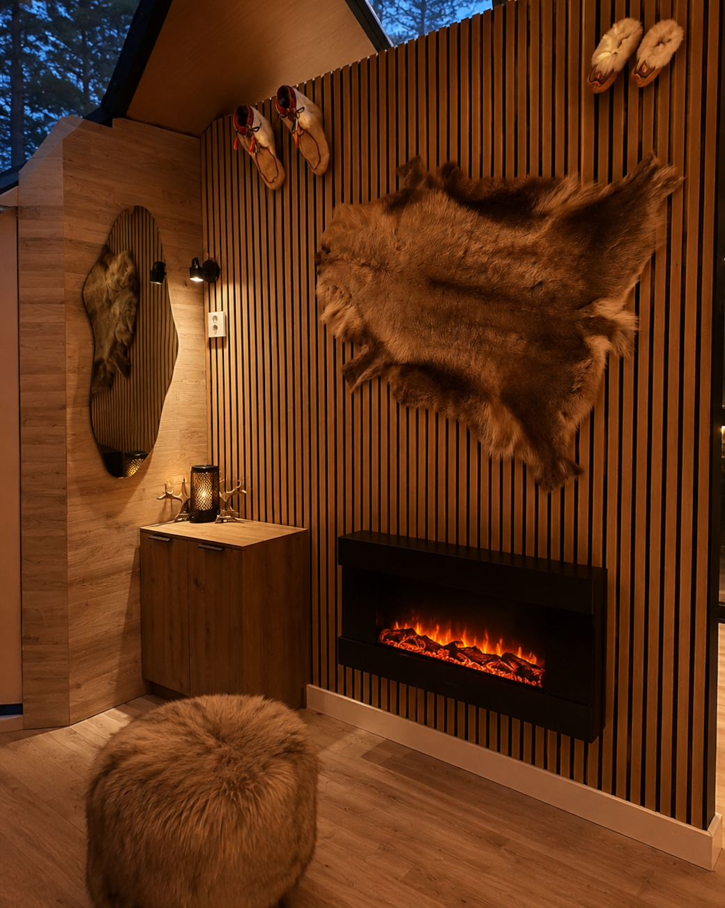 Living room inside your igloo