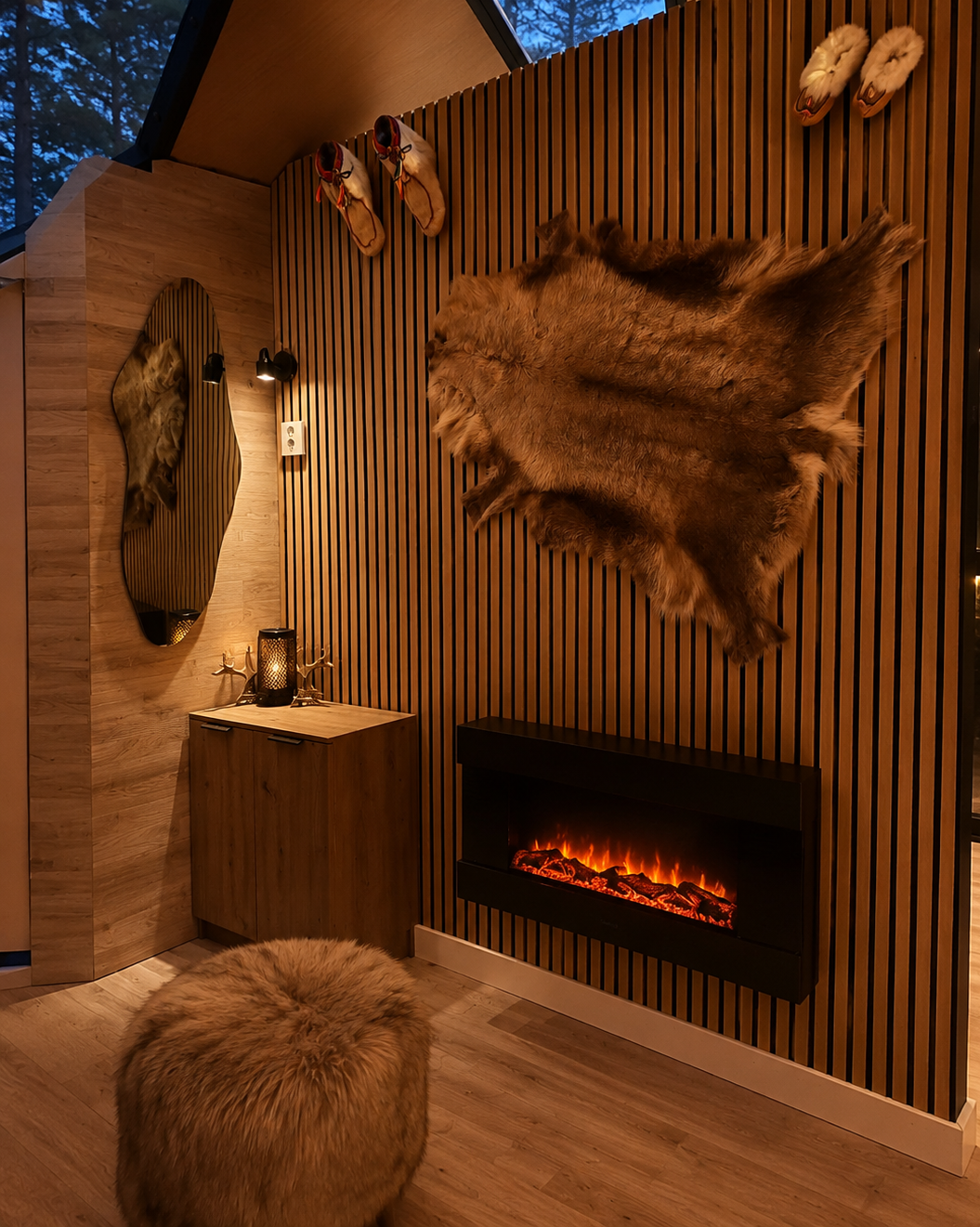Living room inside your igloo