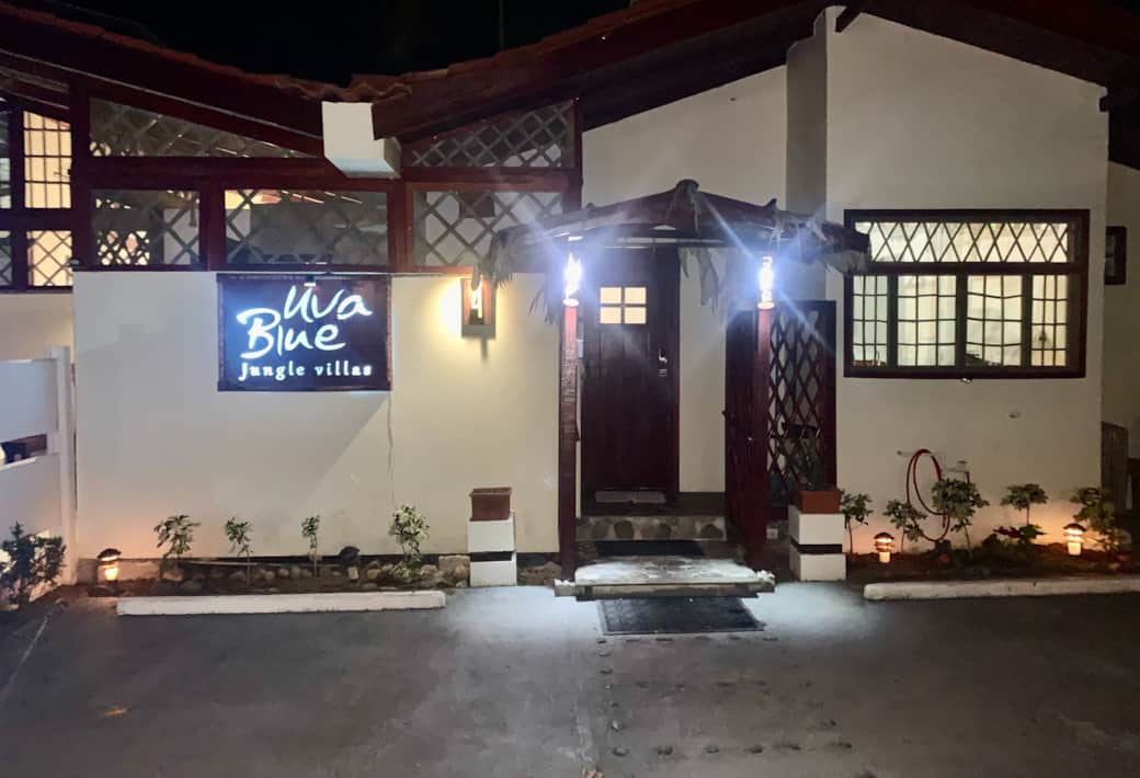 uva blue villas puerto viejo villa 4 exterior night view