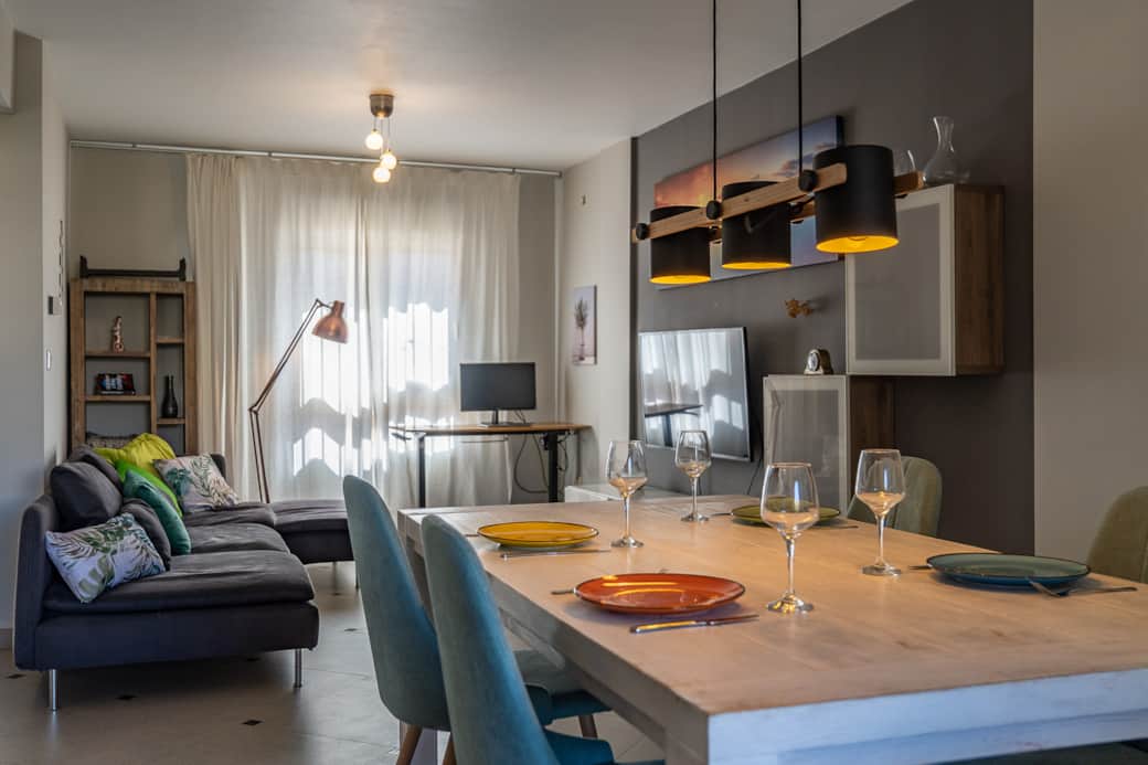Living & dining area
