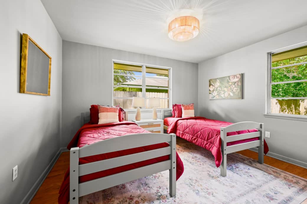Two twin beds in room #3