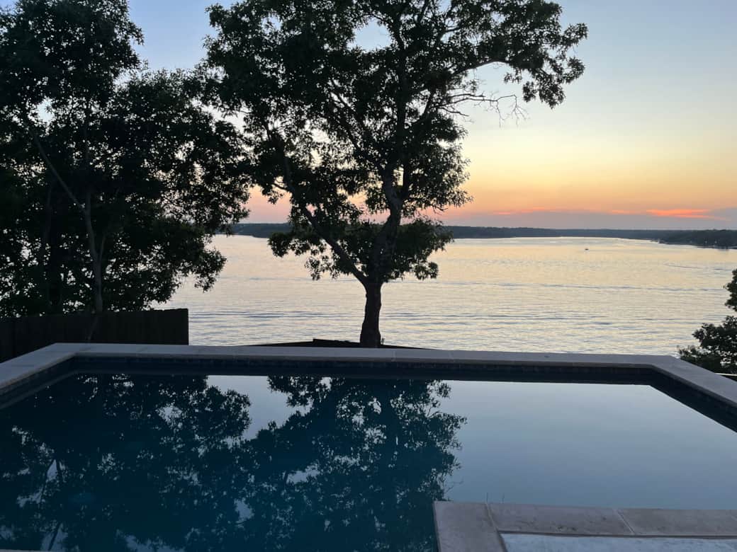 Pool Sunset
