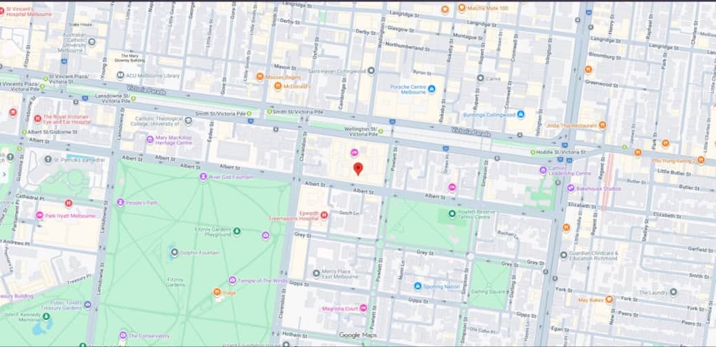 Map of the property location