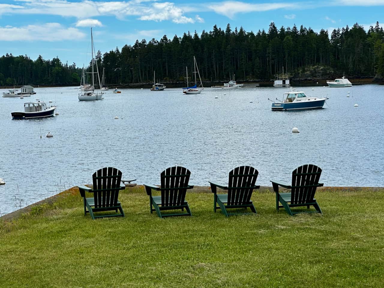 Relax by the harbor...