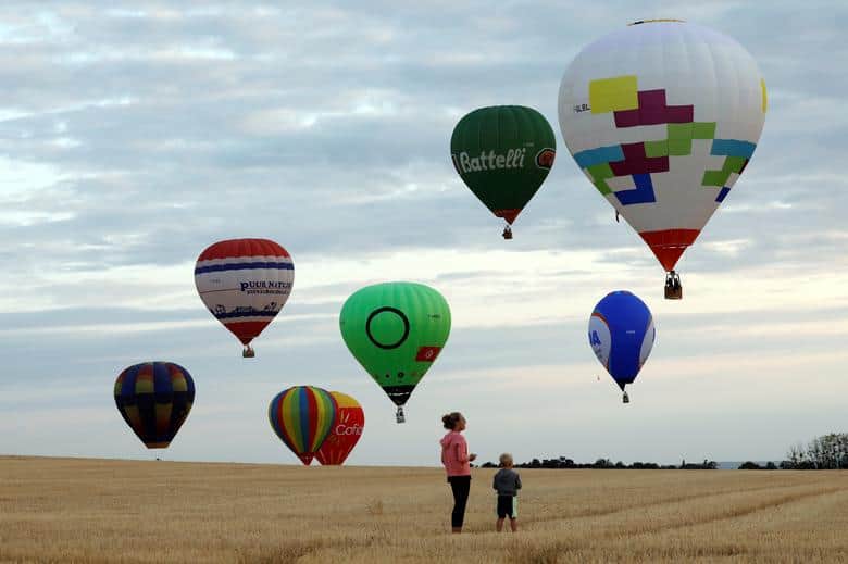 Hot air ballons