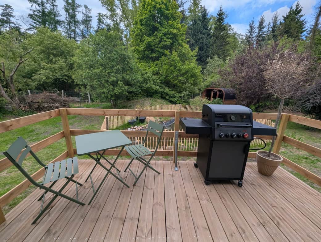 Terrasse im Garten