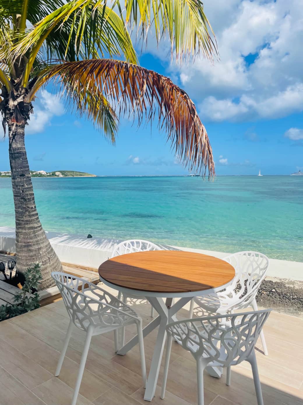 NBBC SXM Paradise Beach terrasse NBBC SXM Paradise Beach terrasse
