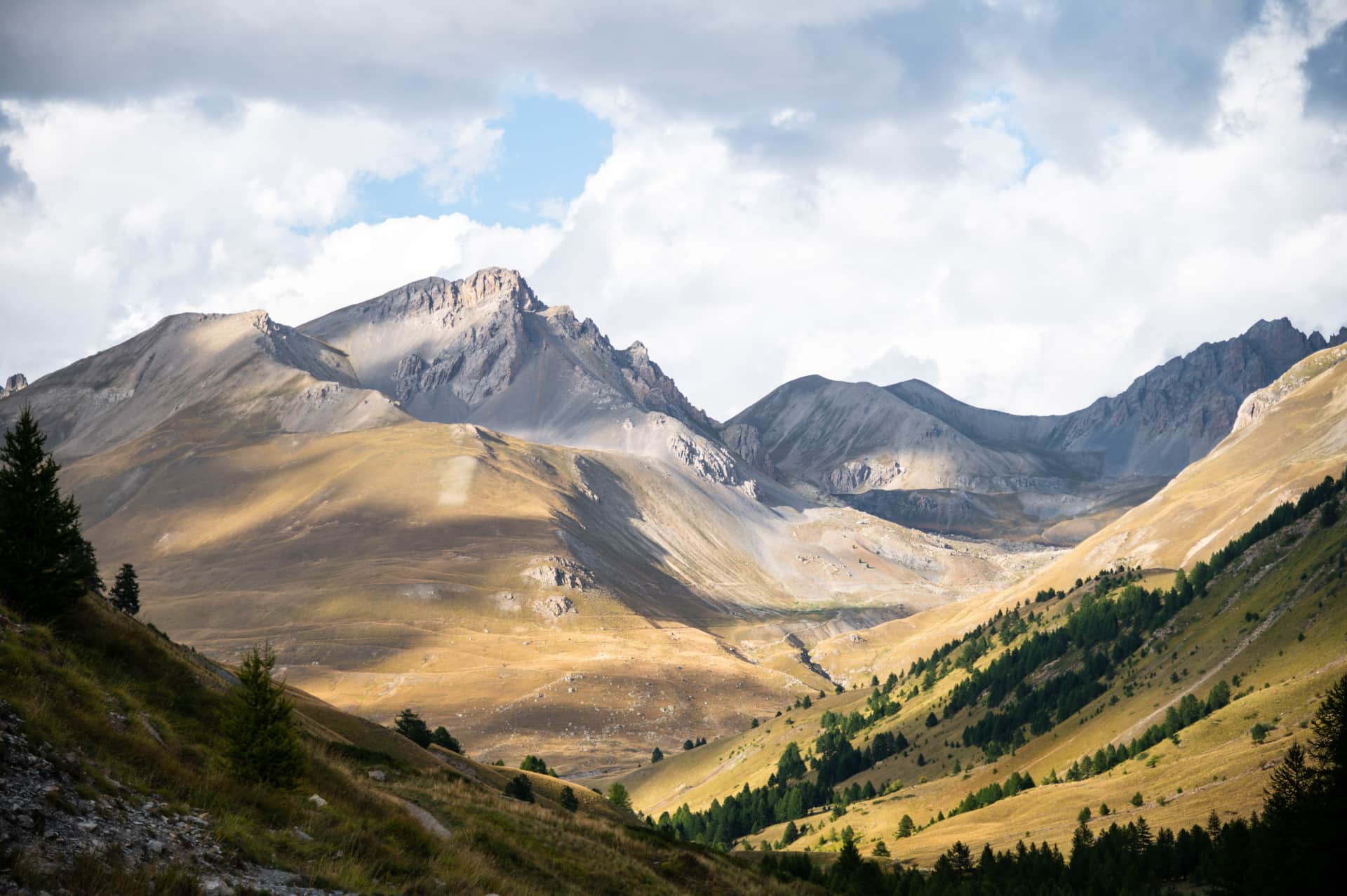 Montagnes de l'Ubaye à proximité du Parc national du Mercantour