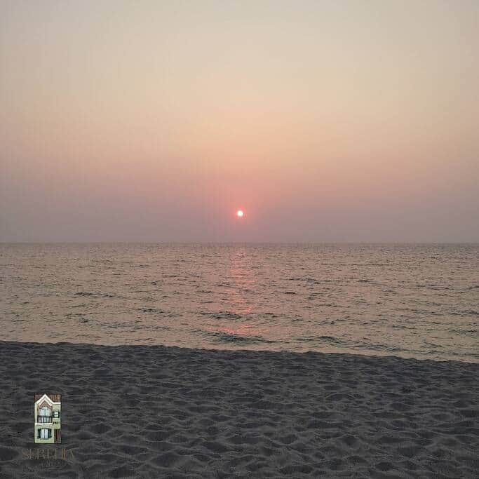 Nearby beach (1 min walk)
