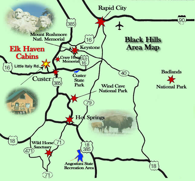 South Dakota Cabin Rental Amenities Cabins In Black Hills