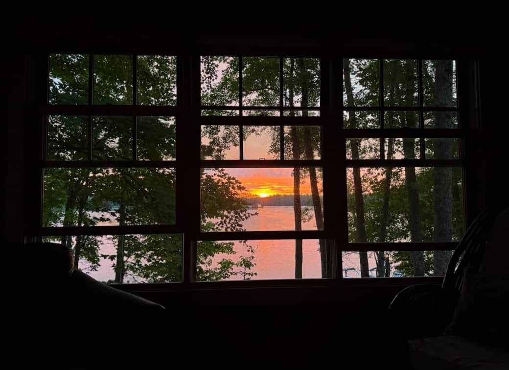 Wake up to beautiful sunrises over the water.