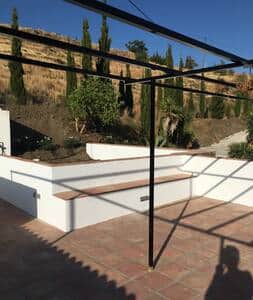The main roof terrace...