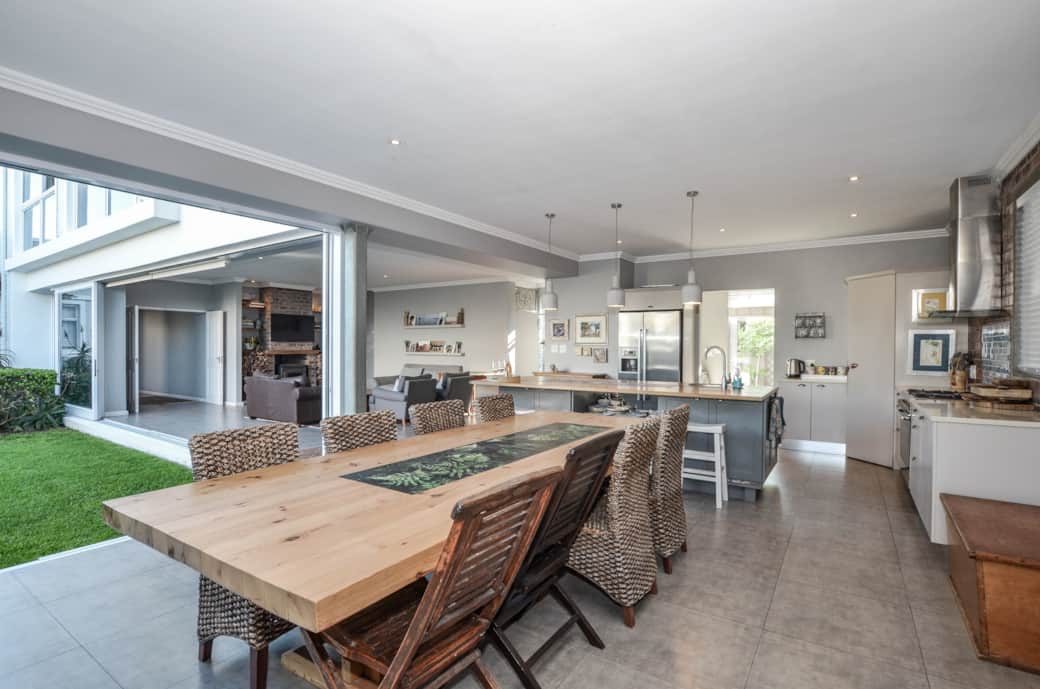 Dining area opening up onto garden Dining area opening up onto garden