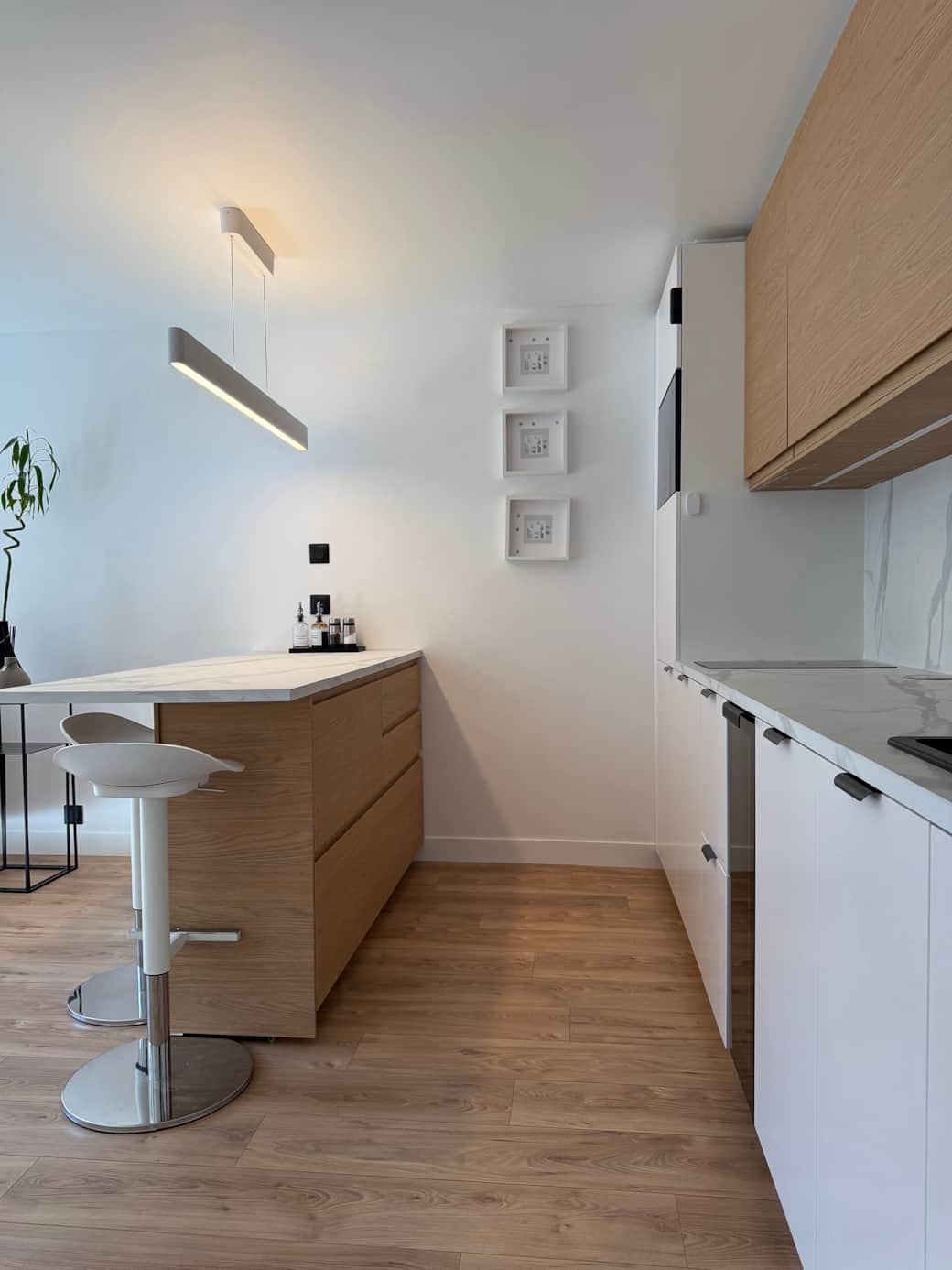 Vue cuisine latérale - Méribel