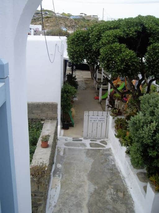 Balcony view from bedroom two