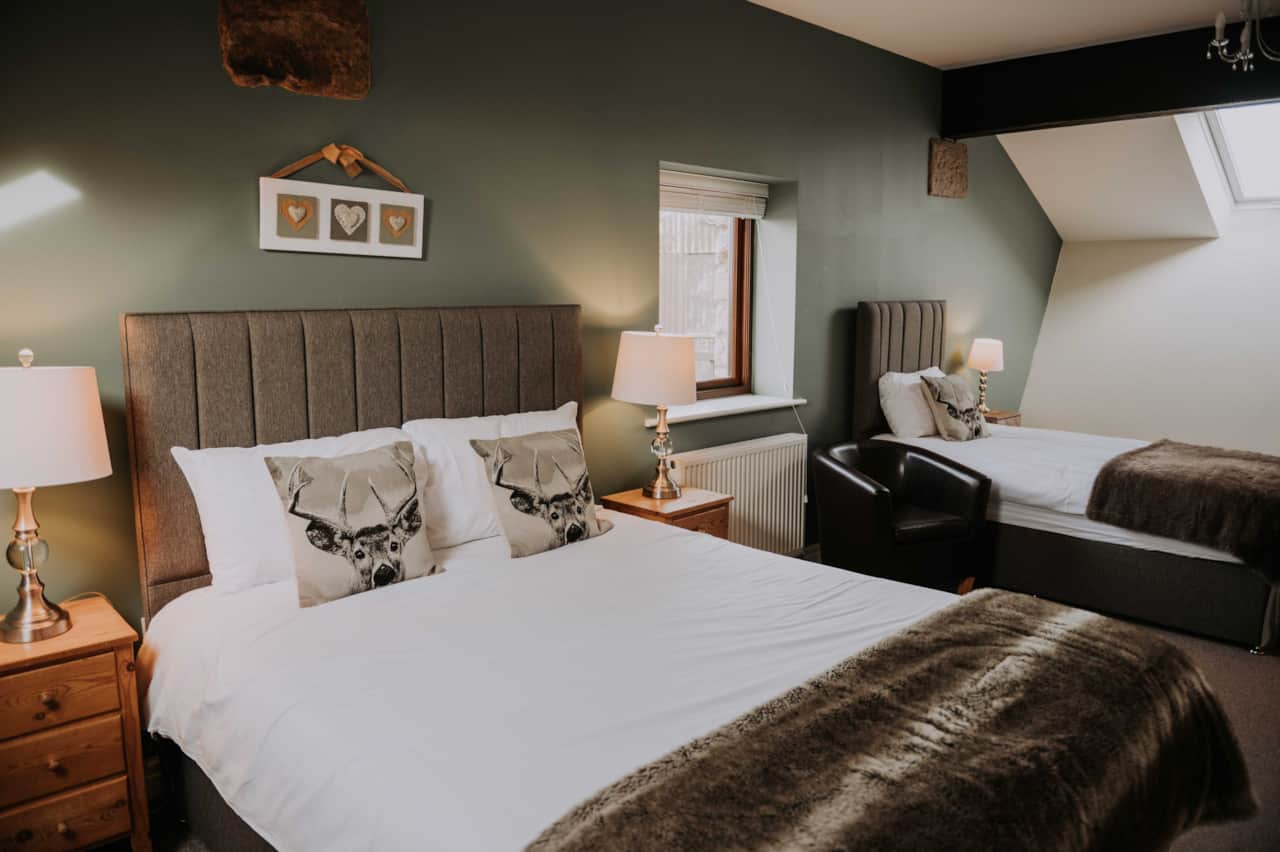 Top Floor Double Bed and Single Bed, En- Suite