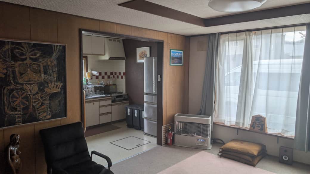 Shared living room & kitchen Shared living room & kitchen