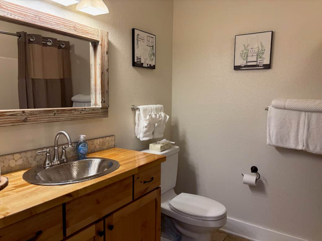 Completely remodeled bathroom