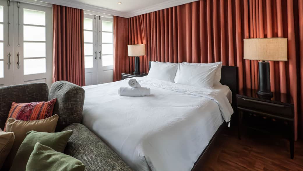 Banaba Suite's King-sized bed