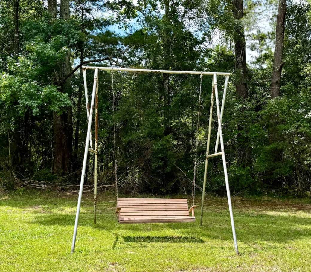 5 foot swing with views of the property