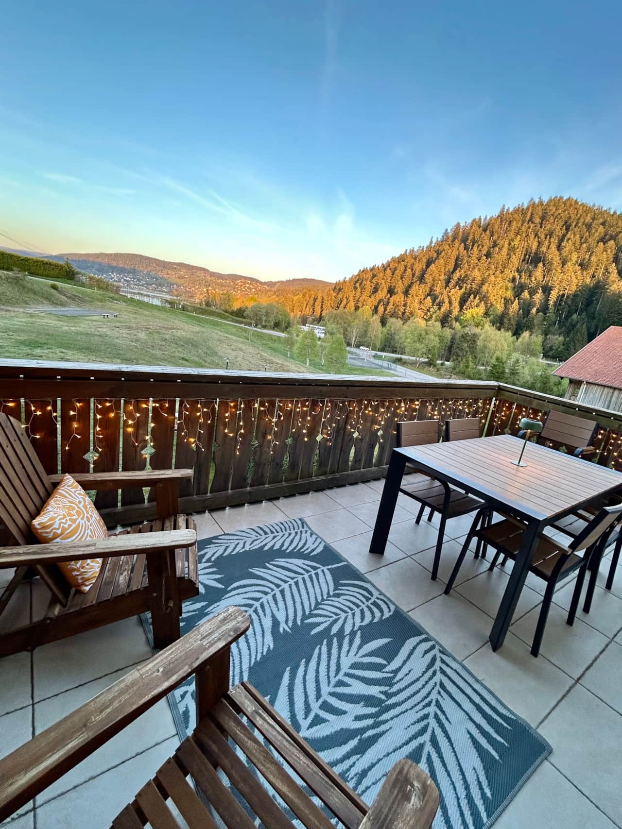 Balcon avec vue imprenable