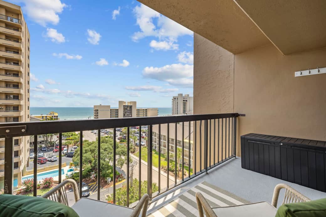 Private Balcony with Ocean View