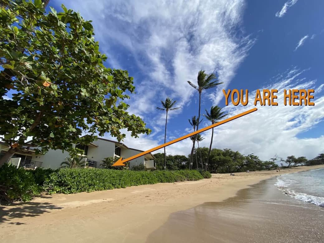 Showing you how close you are to the beach. Showing you how close you are to the beach.
