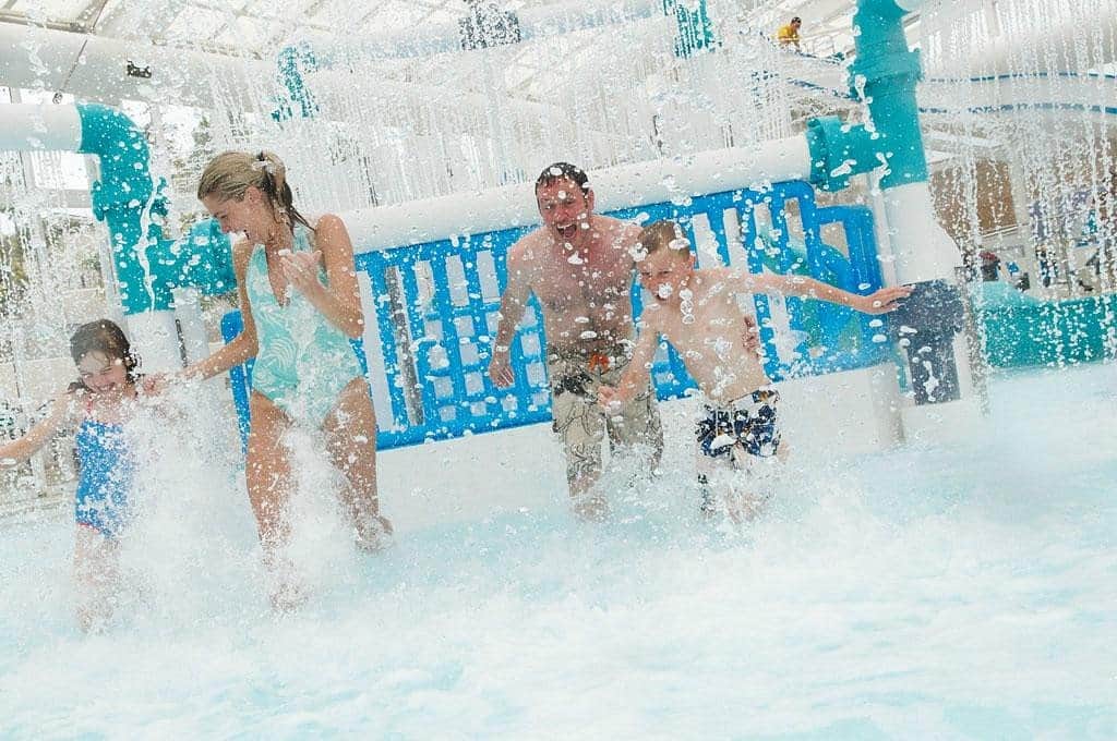 Splash area