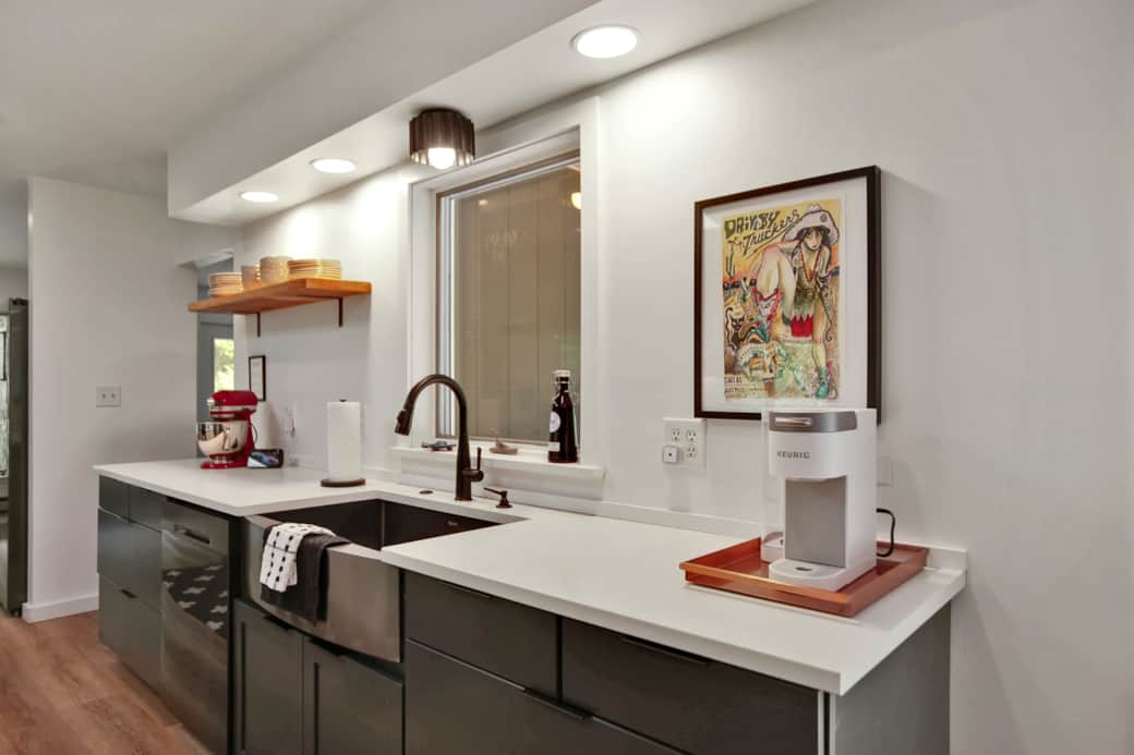 Keurig and drip coffee maker, bring your coffee supplies. 