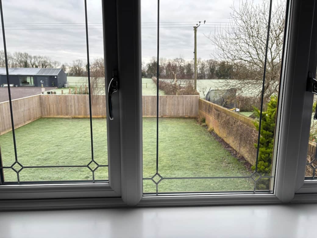 View from back bedroom with en-suite