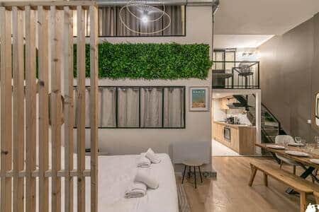 Salon avec canapé-lit Salon avec canapé-lit