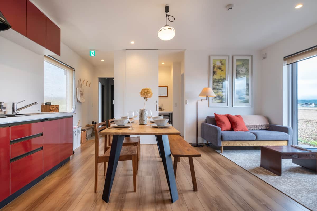 茜Akane 2-bedroom suite is perfect for a country getaway in Furano