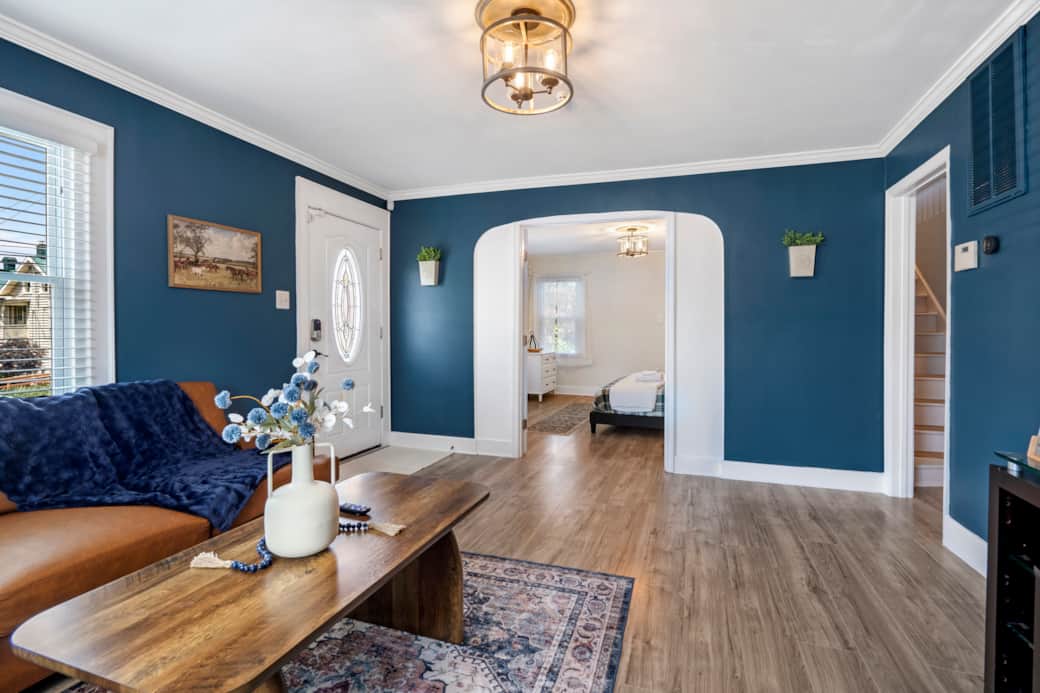 Living Room into Master Bedroom