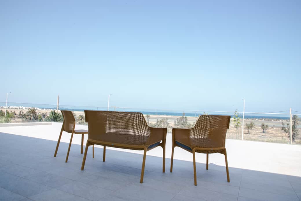 La terrasse à 180° sur la mer