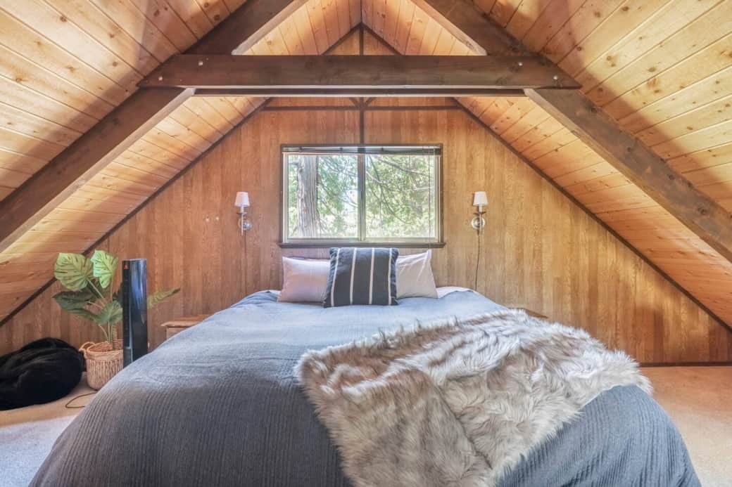 Loft has king bed, two twins, and a sofa bed/couch if needed