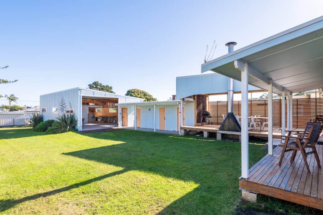 Massive back yard with entertaining deck. Cricket? Slip and Slide?