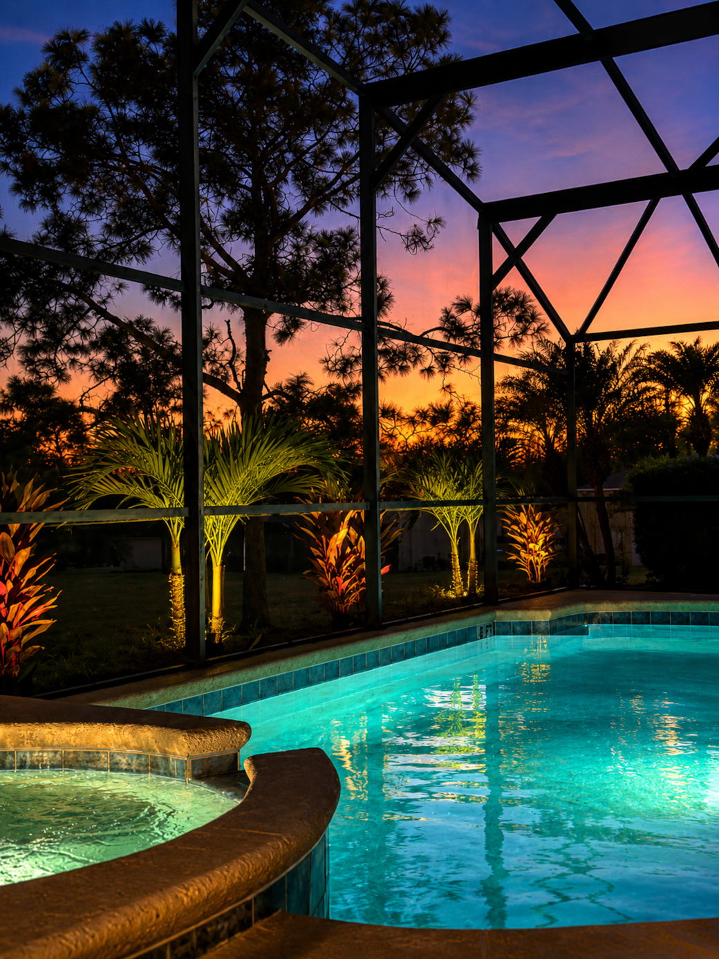 Night pool