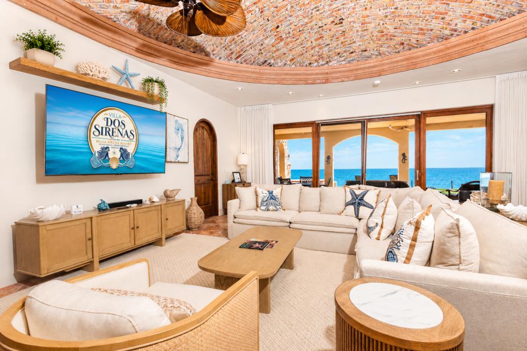 living room ocean view